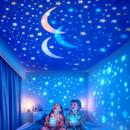 Luz noturna e projetor infantil 2 em 1