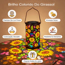 Luminária com girassol - kit com 3 unidades 🌜🧡