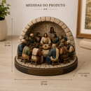 Última Ceia Artesanal™ — Uma Presença de Fé e União no Seu Lar