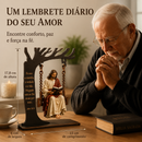 Escultura Cristã Jesus no Balanço ⭐