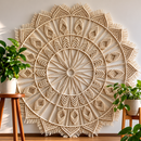 Painel Mandala Macramê