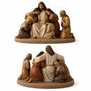 ✝️ Cena de Jesus Acolhendo — Um Lembrete de Fé e Paz para o Seu Lar