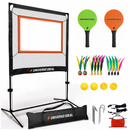 🏸 Jogo de Raquete Portátil com Rede - kit completo 🛒😍