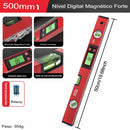 🔧📐 Nível magnético de precisão multifuncional com visor LCD digital ⚡