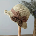 🎀 50% OFF HOJE - Chapéu de Palha Retrô com Laço — Elegância + Proteção Solar em um só acessório 👒