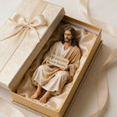🙏 Escultura de Jesus Feita à Mão 🧡✝
