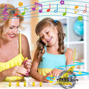 Kit com 12 patinhos & Escorregador - Escorregador elétrico de pato com luz e música