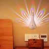 🔥 Luz de projeção de pavão - kit com 2 unidades 😍