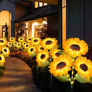 Luminárias Girassol - kit com 3 unidades