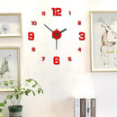 🔥 Promoção de último dia 49% de desconto ⏰ Relógio decorativo com decalque de parede 3D