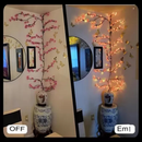 Luminárias de parede FloraVine™ com desenho de trepadeira floral