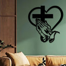 ✝️ Decoração de parede  - Um símbolo de fé e amor 😍✝🧡