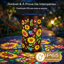 Luminária com girassol - kit com 3 unidades 🌜🧡
